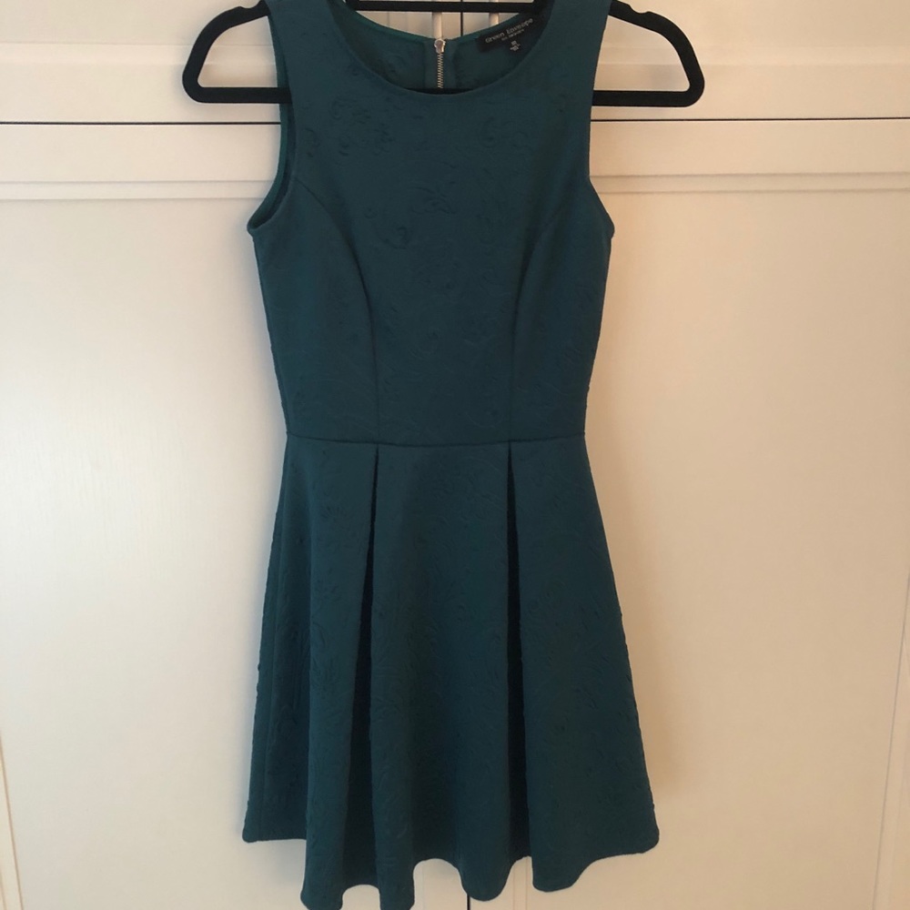 Green Envelope Fit & Flare dress, size XS